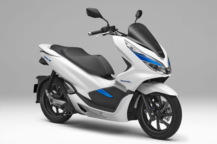 honda pcx scooter goes hybrid and electric