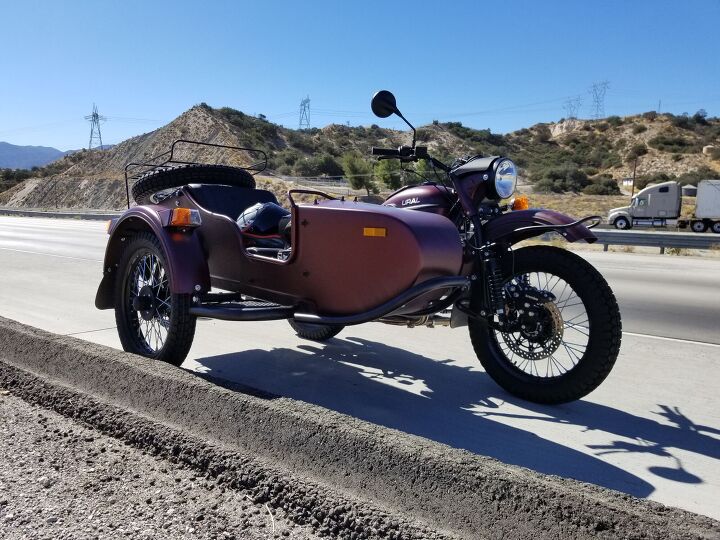 a ural gear up and the road ahead, Unfortunately we didn t anticipate averaging 19 mpg which left us on the northbound side of I 5 waiting for AAA to rescue us with some gas