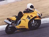 church of mo 1998 honda cbr900rr first ride, Honda fitted sticky new purpose built for this event Bridgestone slicks They were awesome the bike was awesome the new Las Vegas facility was awesome