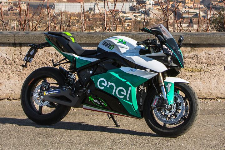 is electric bike racing the next big thing, Next year the MotoE series will feature 18 of these Energica Ego Corsa electrics capable of speeds tickling 155 mph