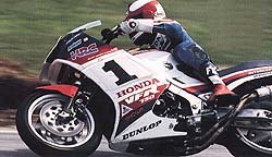 church of mo 1998 honda vfr800fi interceptor, Fred Merkel on his way to his third consecutive AMA Superbike title