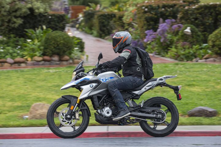 2018 bmw g 310 gs first ride review, BMW claims 71 mpg out of the 313cc single which is good because the tank only holds 2 9 gallons equating to 206 miles between fill ups Your mileage may will vary