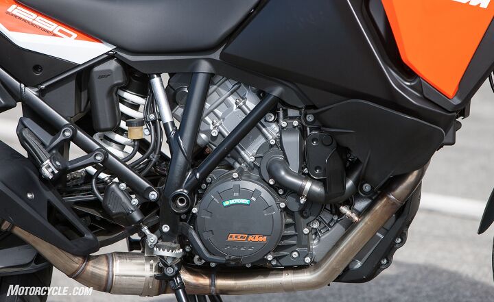 2018 ktm 1290 super adventure s first ride review, The KTM Super Adventure s 1301cc 75 degree V Twin sets the bar for smooth fueling and power delivery for big sporting Twins