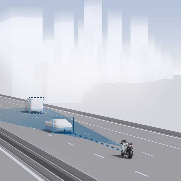 bosch rider assistance technology continues to advance, Adaptive cruise control adjusts your vehicle s speed to the flow of traffic while maintaining a safe following distance to the vehicle in front of you