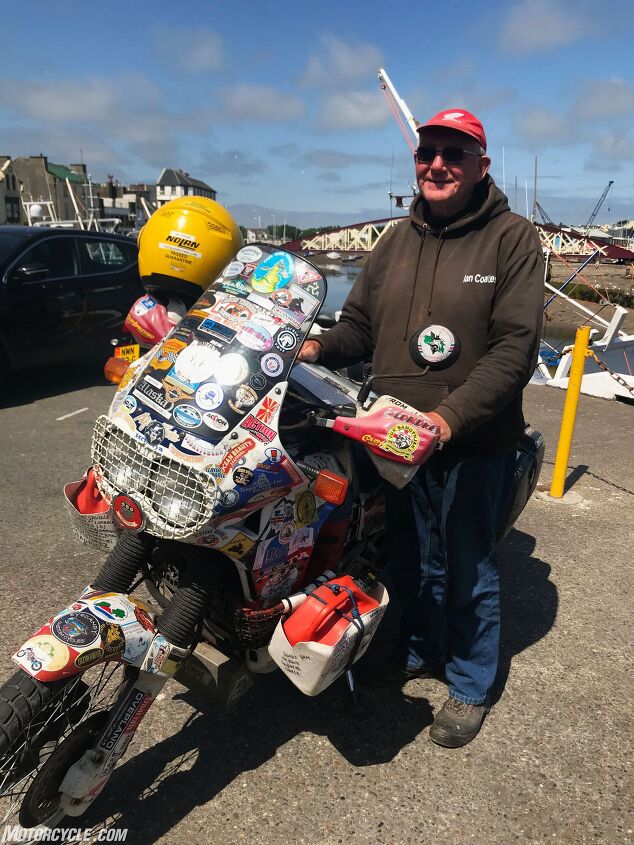 out and about at the isle of man tt 2018 part one, The remarkable Ian Coates on his 75th birthday