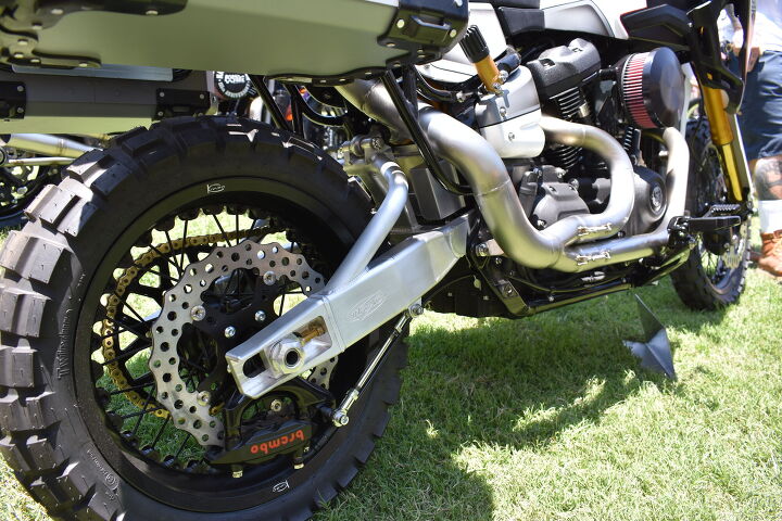 born free 10 photo recap, This bike is all business Big motor means big brakes