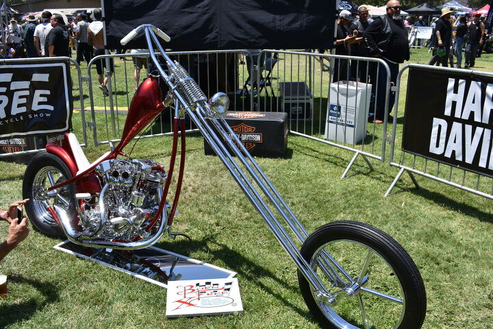 born free 10 photo recap, One of the show s crown jewels an H D Knucklehead built by Vintage Technologies out of Montana The details on this thing are unreal