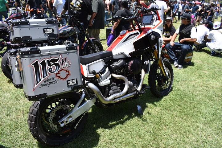 born free 10 photo recap, Honda Davidson Africa by ways of Milwaukee Twin I m not even sure where to start with this one built by San Diego Customs a 2018 H D Softail with a Milwaukee Eight cloned into a pseudo Africa Twin