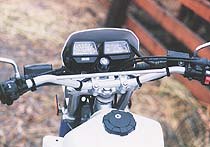 church of mo 1998 yamaha xt350, Great instrument cluster Too bad there s no oil light