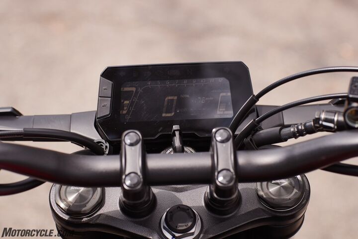 2019 honda cb300r review first ride, An elegant LCD gauge display is a nice touch for a sub 5000 motorcycle but it s a little hard to read in direct sunlight