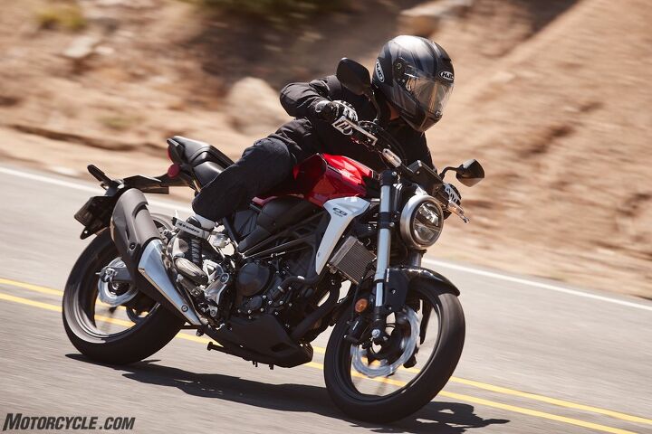 2019 honda cb300r review first ride, The CB300R might be an entry level motorcycle but it delivers feedback even expert riders can appreciate