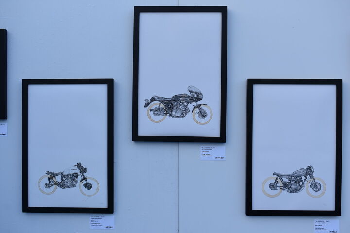 the rsd moto bay classic photo recap, Some cool coffee cup stain drawings by Carter Asmann