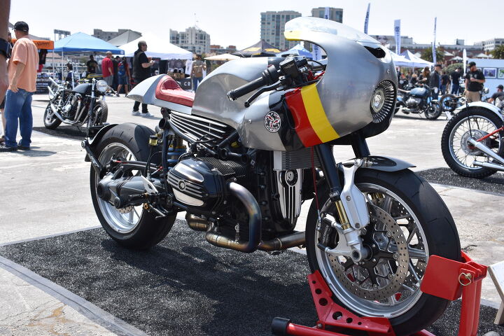 the rsd moto bay classic photo recap, Here s a 2014 BMW R nineT built by JSK Moto Co They call it Project Autobahn Streak