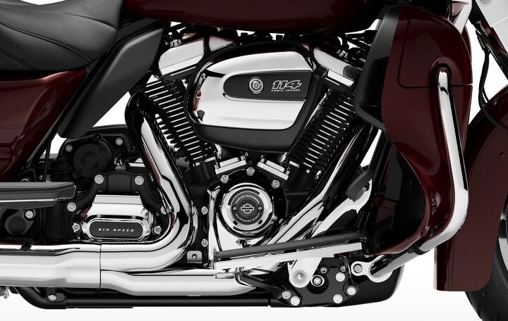 riding harley davidson s 2019 touring line, The Milwaukee Eight project introduced a new V Twin to the Harley Davidson lineup now with four valve heads a single camshaft and get this liquid cooling