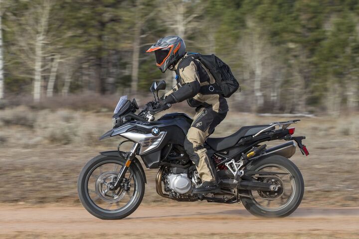 2019 bmw f 850 gs and f 750 gs review first ride, You can still hustle the 750 off road just be sure to pick your lines carefully The cast wheels will thank you