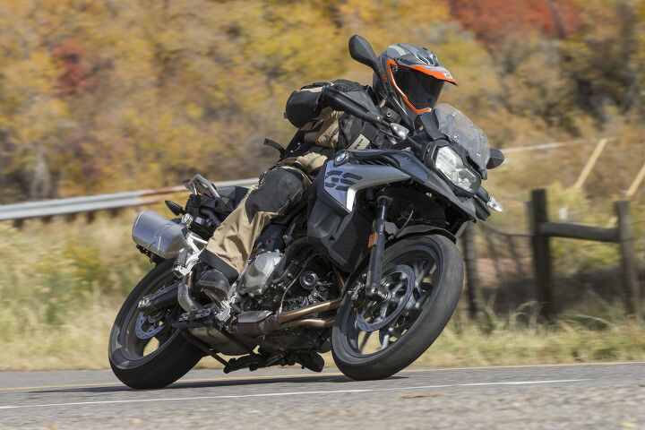 2019 bmw f 850 gs and f 750 gs review first ride, The quickshifter plus which allows for clutchless up and down shifting is a nice feature though it s only mildly smooth at high rpm and when airing the throttle on downshifts by far the clunkiest unit I ve tested on a BMW