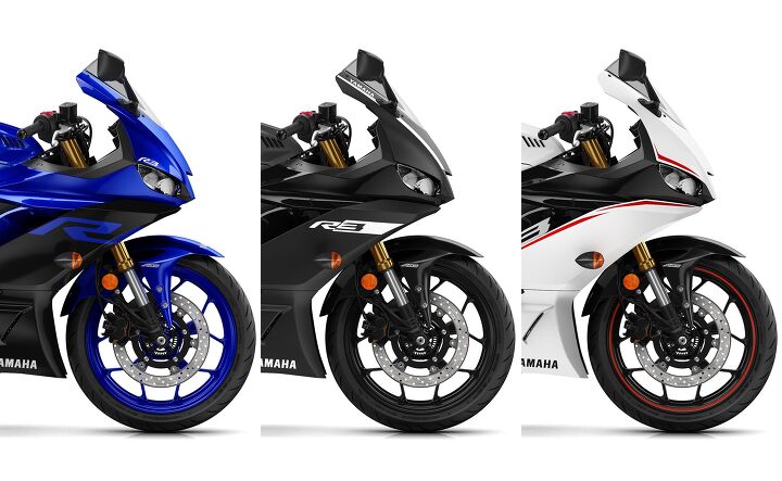 2019 yamaha yzf r3 review first ride, ABS is available in Vivid White and Matte Black for 5 299 while Team Yamaha Blue and Matte Black colors can be had without ABS for 4 999
