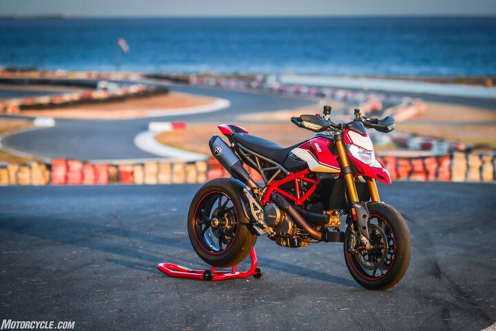 2019 ducati hypermotard 950 950 sp first ride review, A Panigale V4 might be more useable on a bigger track but no how no way on this tight little one It s a much closer approximation of the roads most of us ride most of the time