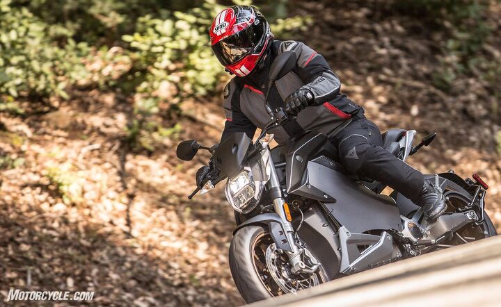 exclusive 2020 zero sr f review first ride, Even with the bodywork spray painted black and the battery box covered the SR F is a sharp looking motorcycle
