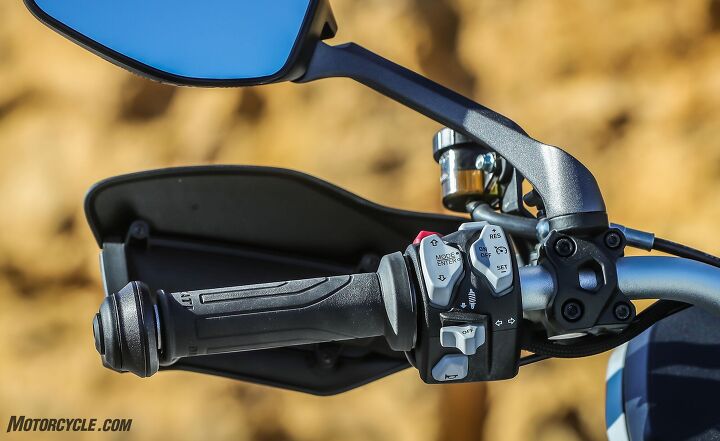 2019 ducati multistrada 950 s review first ride, If the TFT shows you what settings you have the left switchgear is where you make all those changes Once you re familiar with the Ducati s menu system customizing settings is just a few button pushes away
