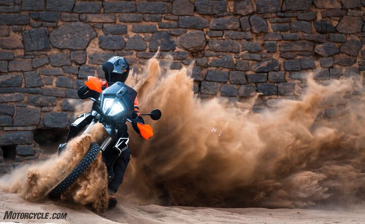 2019 ktm 790 adventure r first ride review, If Chris Birch leaves ABS in the Off road setting so can you