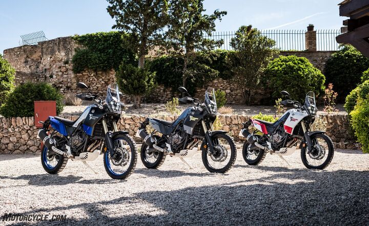 2020 yamaha tenere 700 review first ride, Only the Ceramic Ice far left color has been confirmed for the U S