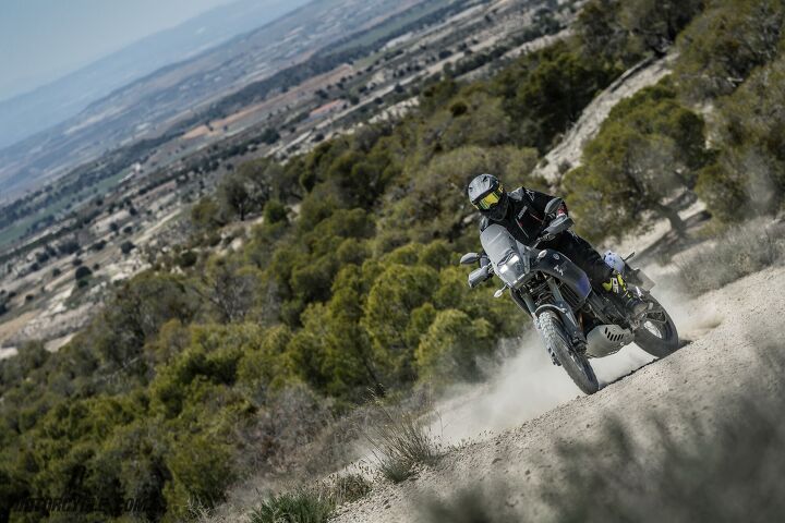 2020 yamaha tenere 700 review first ride, The combination of short footpegs a wide engine and extra protective covers made standing on the Tenere 700 an awkward affair at times A set of aftermarket rally footpegs and perhaps a brake pedal extension might be all that s needed to feel more natural