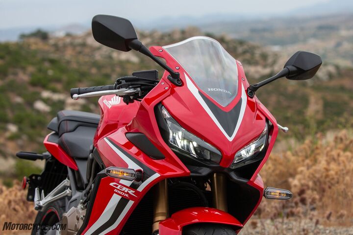2019 honda cbr650r review first ride, LED lighting is found throughout Oh and thank gawd someone finally found a way around those hideous orange bulbous turn signals from the bad old days