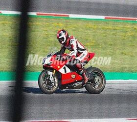 New Ducati Panigale V4 Spy Shots Leaked