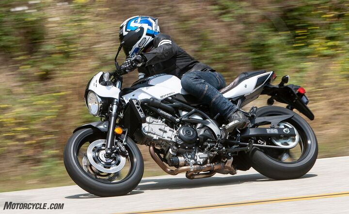 2019 suzuki sv650x review, As it always has been the star of the SV s show is its 645cc 90 degree V Twin engine When MO last dyno d the SV650 in 2017 it churned out 71 6 hp at 8 700 rpm and delivered 45 4 lb ft of torque at 8 000 rpm
