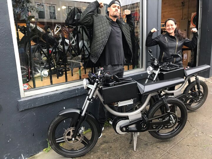 2019 monday motorbike review, Monday owners Nathan Vizcarra and Laura Lopez say their bikes are strong like bull These are low volume Version sixes that have proven to be durable reliable and practical city transport