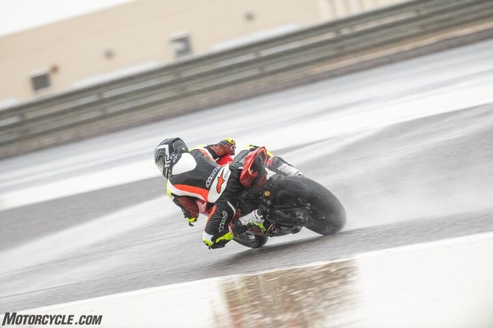 2020 ducati panigale v4 s review first ride, Let s just say conditions during our ride day were less than ideal However the wet surface still had good grip and would prove how easy or not the new V4 S would be to ride