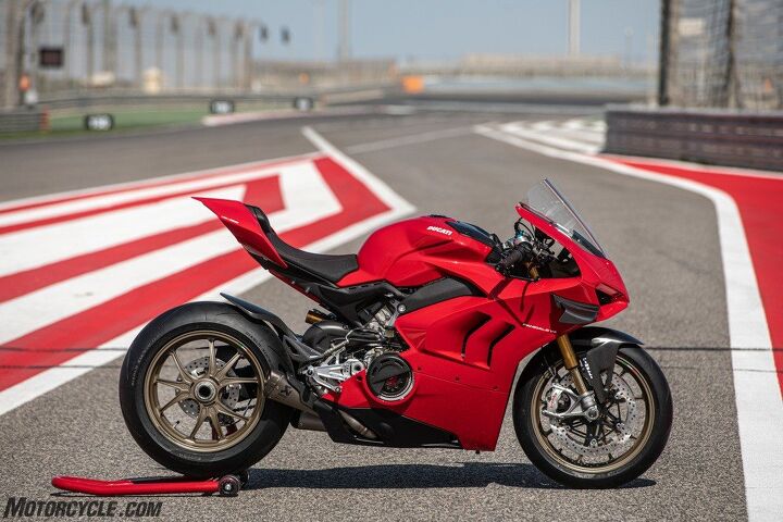 2020 ducati panigale v4 s review first ride, And now the long wait until we can test one of these on dry land and really see what it can do This model is seen with a few choice Ducati Performance parts like the Akrapovic exhaust and the dry clutch conversion