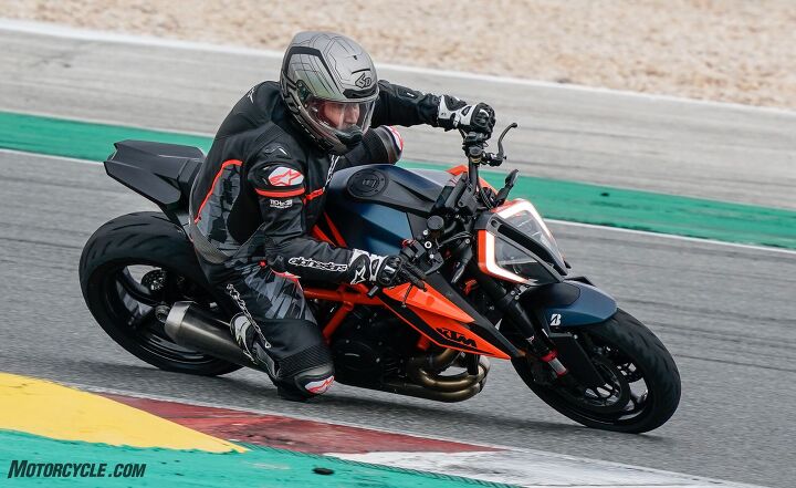 2020 ktm 1290 super duke r review first ride, Just past the apex and dialing in more power