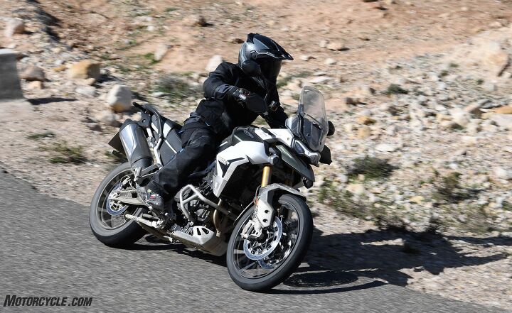 2020 triumph tiger 900 gt pro rally pro review first ride, I ended up favoring the slightly more open cockpit of the Tiger 900 Rally Pro Its wider bars gave plenty of leverage to crank the bike over into corners