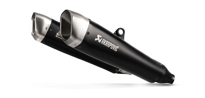 akrapovic exhaust systems for triumph modern classics unveiled, Pictured the Slip On Line Triumph Speed Twin