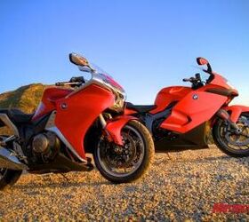 church of mo 2010 bmw k1300s vs honda vfr1200f shootout, Tweens Neither pure sportbike nor fully equipped sport tourer