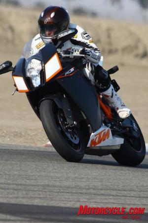 church of mo 2010 ktm 1190 rc8r review, The WP suspension performed admirably once it was set up for the weights of our riders