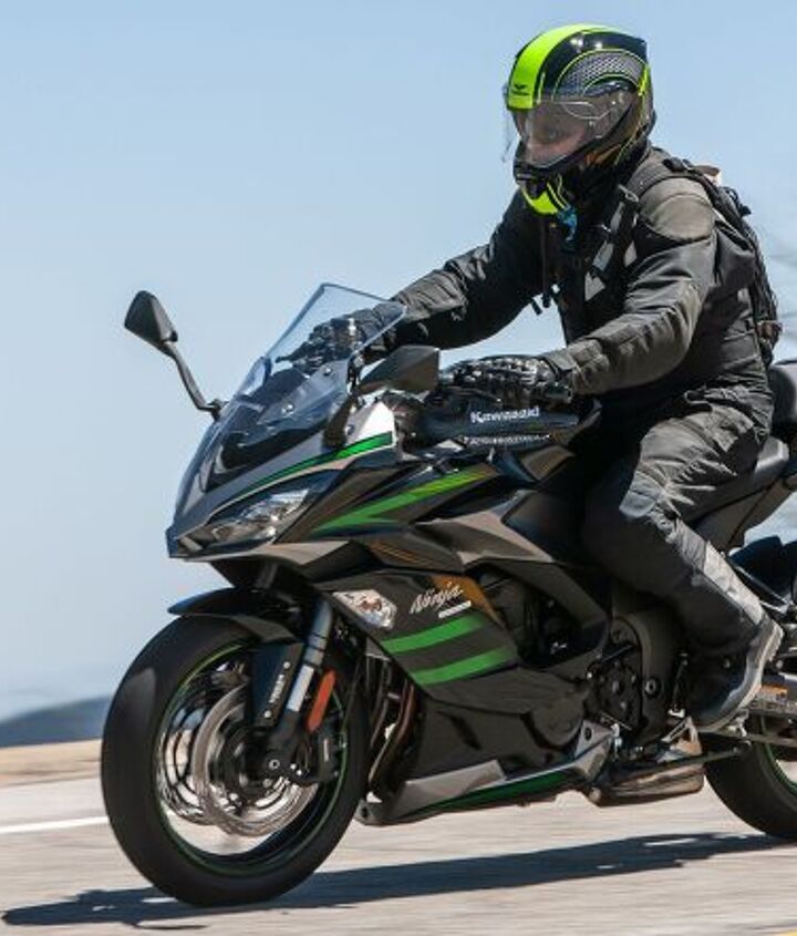 2020 kawasaki ninja 1000sx review first ride, Newly sculpted plastic with LED lighting and integrated front blinkers too