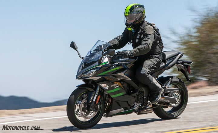 2020 kawasaki ninja 1000sx review first ride, Newly sculpted plastic with LED lighting and integrated front blinkers too