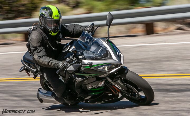 2020 kawasaki ninja 1000sx review first ride, For 5 8 me the Ninja s ergonomics couldn t be better for brisk street riding