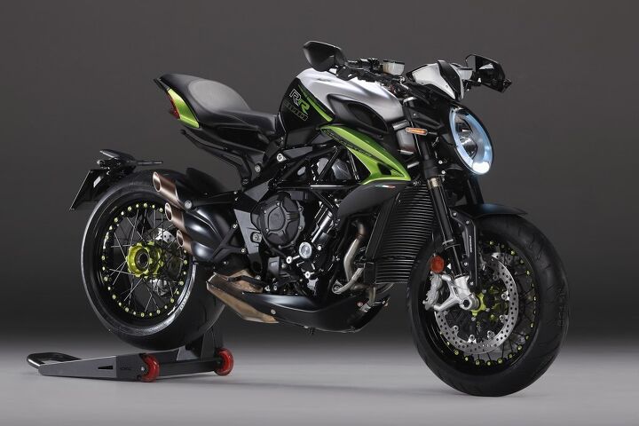 now the mv agusta brutale and dragster 800 models get the smart clutch system, The MV Agusta Dragster 800 RR SCS in green and white