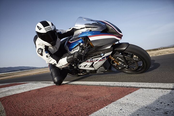 why 100k motorcycles are a lot more relevant than you think, The BMW HP4 Race complete with carbon fiber frame and wheels