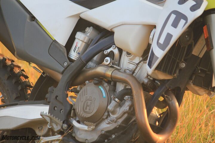 2020 husqvarna fe 350s review, My bike had a tiny bit of oil seeping from the cam chain tensioner gasket but not enough to be alarmed by Oil changes are recommended every 465 miles and valve checks every 930