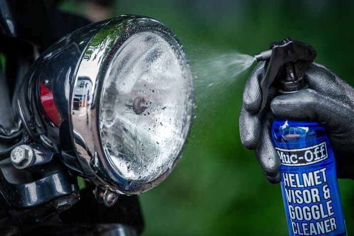how to clean and protect your motorcycle without a drop of water