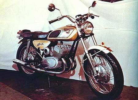 kawasaki comes to america jeff krause s dad and the 69 h1 mach iii, N100 prototype trying hard to look British before somebody in the styling department had a better more contemporary idea that managed to penetrate