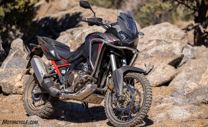 2020 honda africa twin off road test quick take, The standard Africa Twin not the Adventure Sports version comes with a short windscreen While it may not look like much it manages to keep some windblast from the rider s chest without causing buffeting on the rider s helmet It s also well out of the way when riding off road