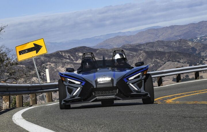 2021 polaris slingshot first ride review, There are two of us in there