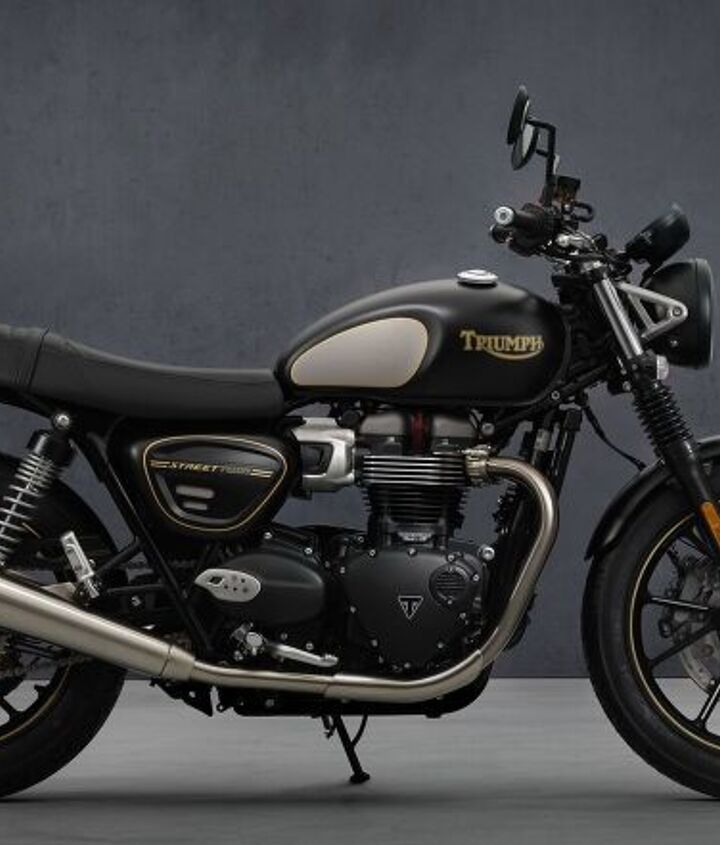 2021 triumph bonneville family receives update, 2021 Triumph Street Twin Gold Line Limited Edition