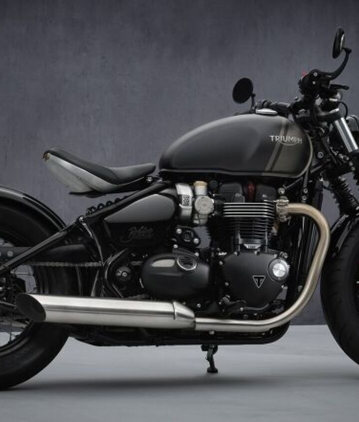 2021 triumph bonneville family receives update, 2021 Triumph Bonneville Bobber